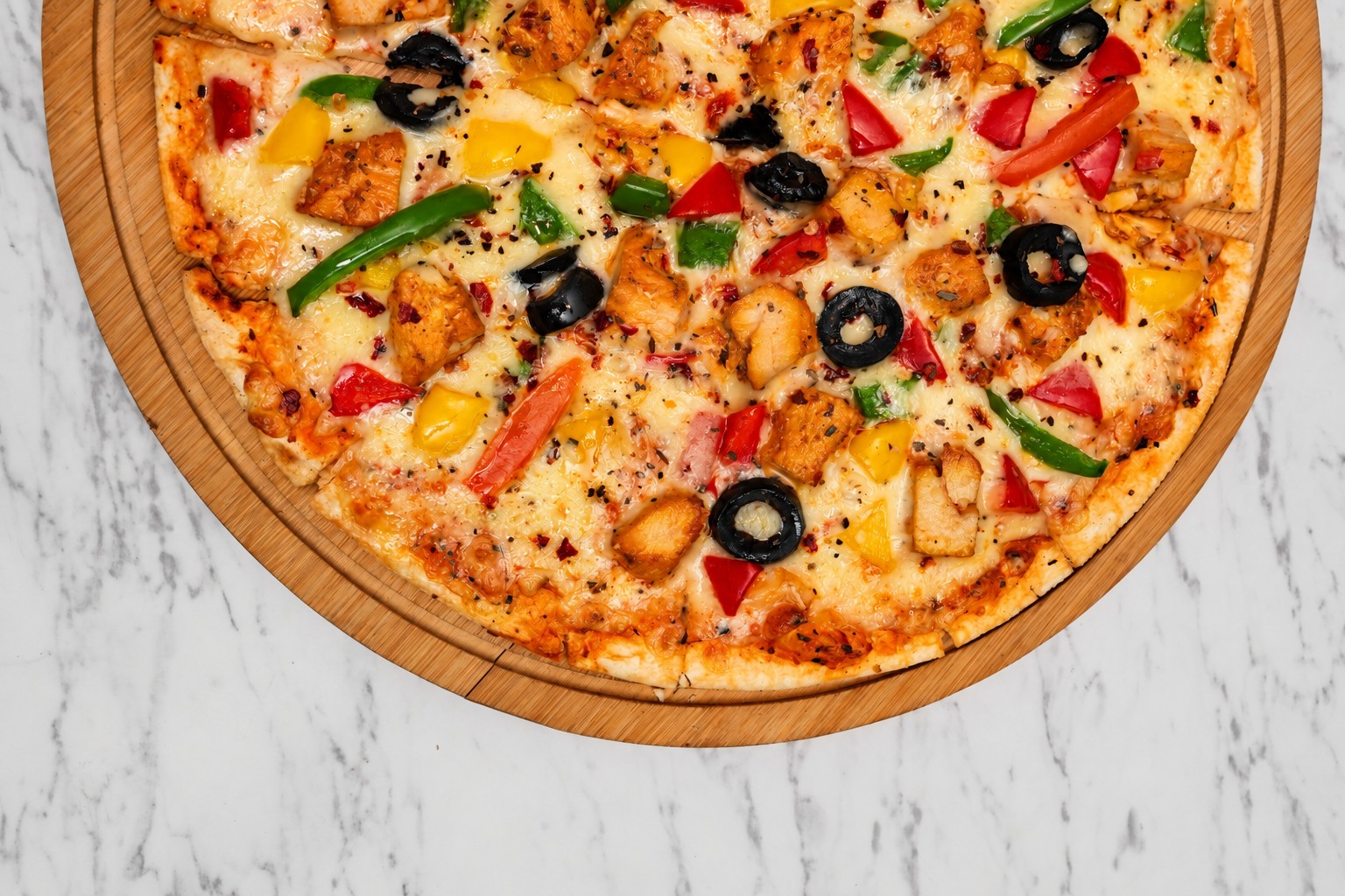 Pizza at Pulse Restaurant